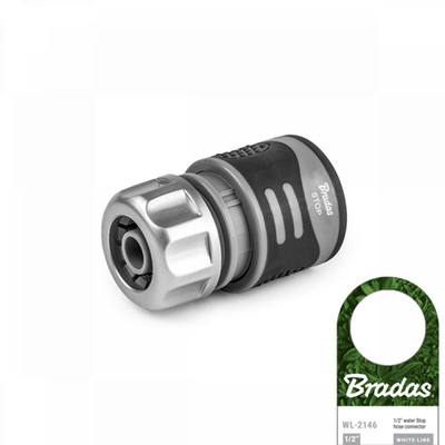 Bradas - WHITE LINE Schnellkupplung 1/2'' -  mit Wasserstop