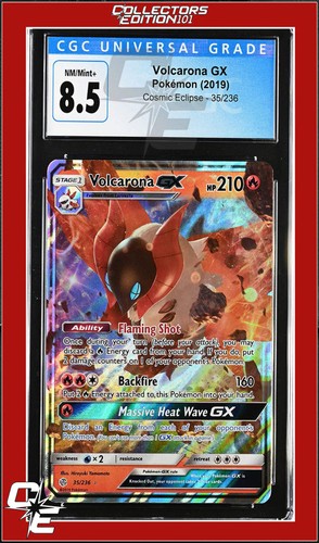 Volcarona-GX graded CGC 8.5 for sale on eBay