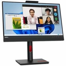 Lenovo ThinkCentre TIO-24 Gen5 24 Class Webcam Full HD LED Monitor - 16:9 - Bla