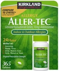 Kirkland Signature Aller-Tec Cetirizine HCL 10mg 365 Tablets Antihistamine