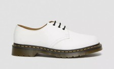 Dr. Martens 1461 Shoes White Smooth Leather Oxford Women 9 Men 8 