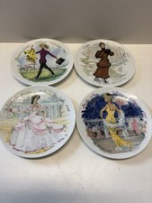 4 assiettes Henri d’Arceau Limoges (les Femmes du siècles)
