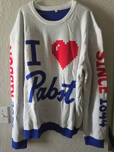 I heart Pabst Pabst Pullover 2X