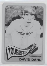 2014 Topps Heritage Minor League Edition Printing Plate Black 1/1 David Dahl 2j6