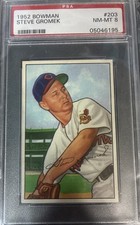 1952 Bowman - Steve Gromek #203