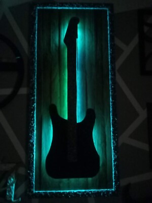 Holz, Kunst Design Gitarre  
