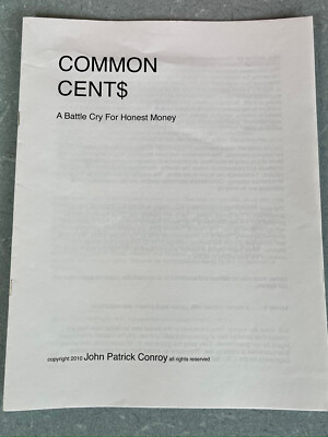 pamphlet for monetary reform proposal