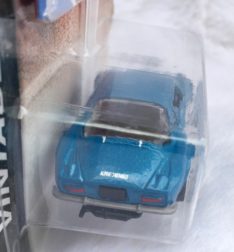 Majorette Renault Alpine A110 Vintage Blue 1:61 (3") Package with Card - Picture 4 of 5