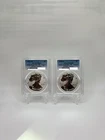 2021 Reverse Proof American Silver Eagle Designer Set Type 1 & 2 PCGS PR69