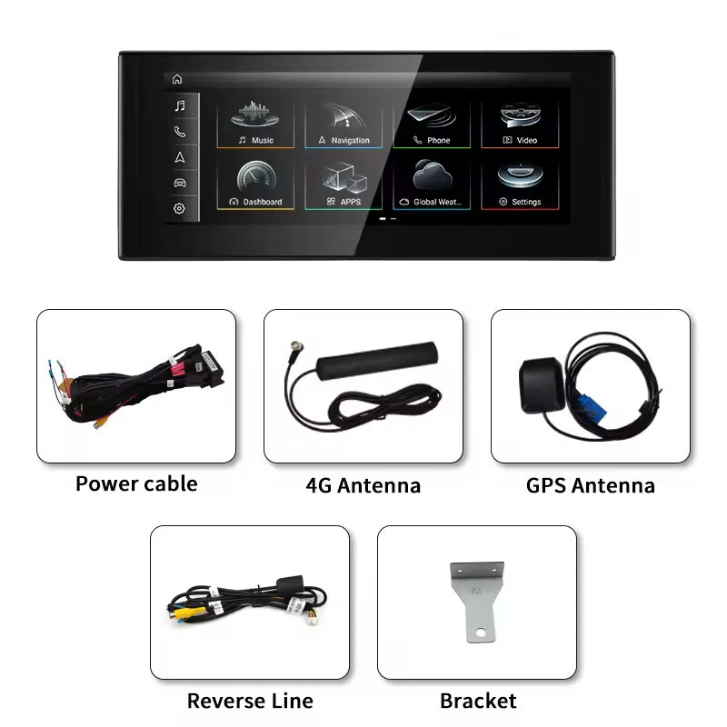 Car 10.25In Multimedia Stereo Radio For Audi A1 12-18 Android13 GPS Navi Carplay - Image 4 of 4