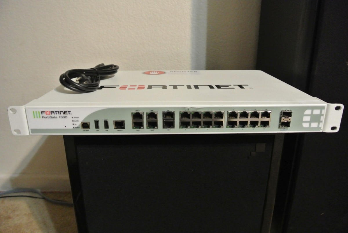 FORTINET FG-100D FORTIGATE 100D MULTIPORT SD-WAN FIREWALL | eBay