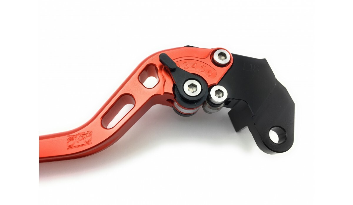 Levier de frein CNC orange Triumph Trophy 1200