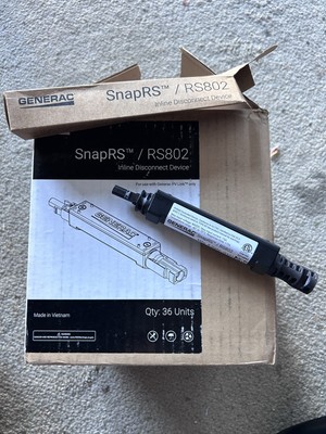 Generac RS802 SnapRS Inline Disconnect Device