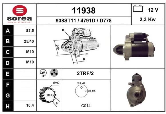 Démarreur Mercedes E 270 CDI Classe C ML270 moteur W203 W211 W163 bloc diesel 12V
