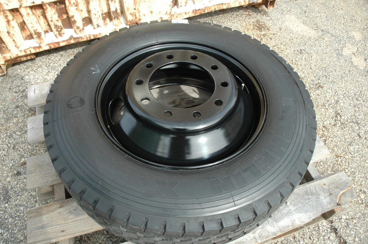 2) Michelin XZE2 Tires With Wheels Roller Auctions