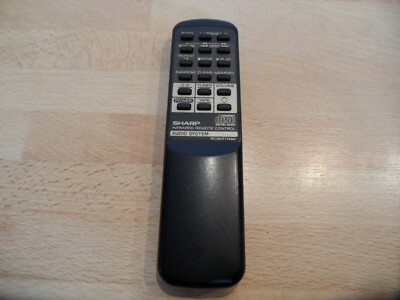  Fernbedienung SHARP INFRARED REMOTE CONTROL Disk Audio System RCONT1749A    