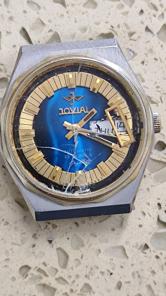 Vintage Jovial Automatic Watch Cal eta 2789-1 -Not work Good