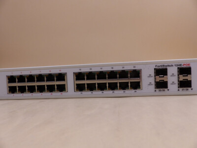 FORTINET FORTISWITCH FS-124E-POE SWITCH 24 PORT MANAGED | eBay