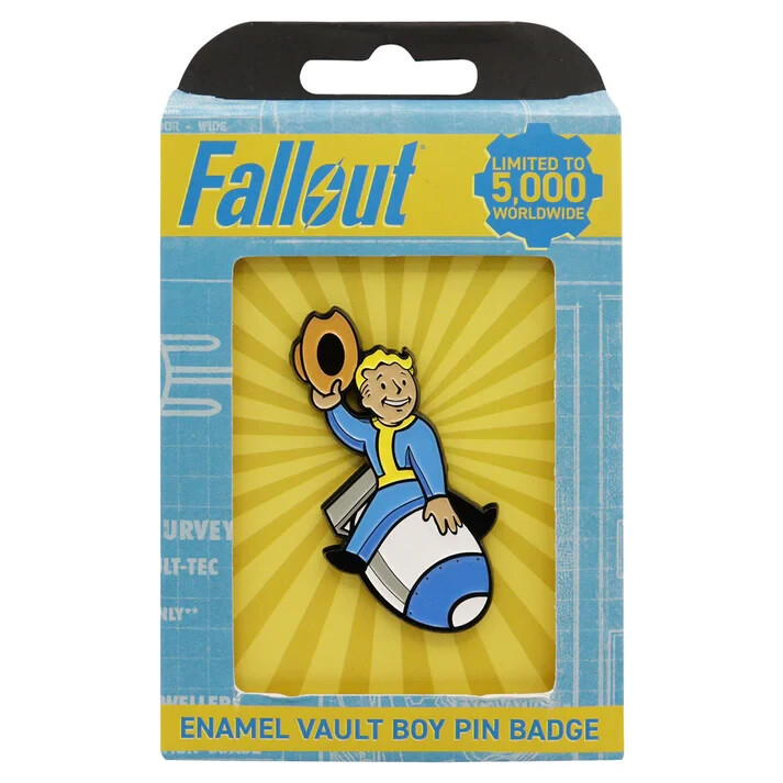Fallout 4 76 Limited Edition Vault Boy Pin Badge - Official
