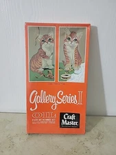 Craft Master Gallery Series ll Kittens Paint By Number Oil 2 6" X 12" 