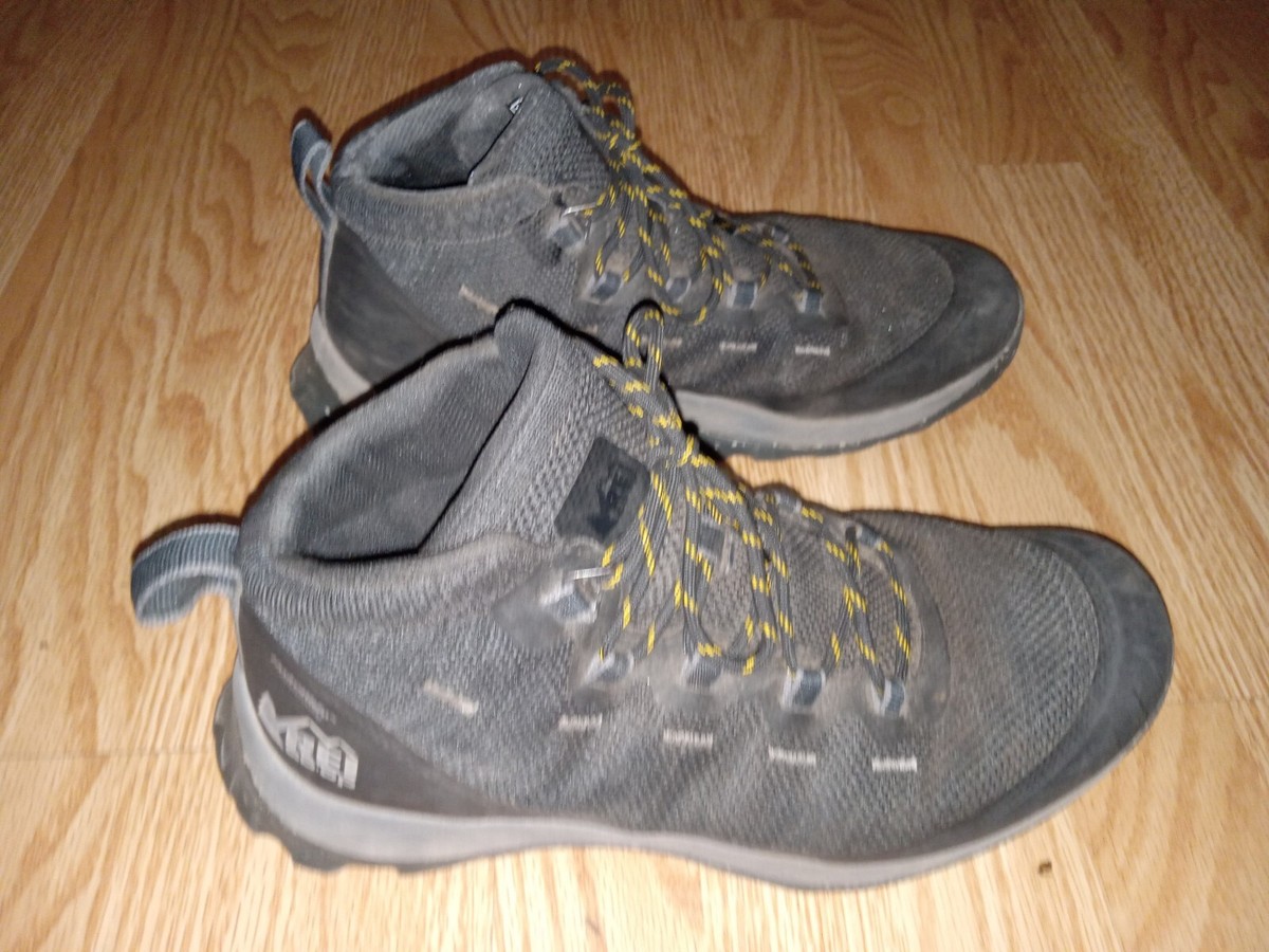 REI Co-Op x Outdoor Afro Flash Hiking Boots Men 9.5 Waterproof HydroWall Walking REI Co-Op Flash Hiking Boots Mens 9 Black Waterproof  main image 2