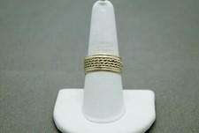 STERLING SILVER STACKED BANDS RING SIZE 8 FMJ516