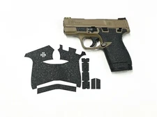Textured Rubber Gun Grip Enhancement Wrap for Smith & Wesson Shield Plus 9/40