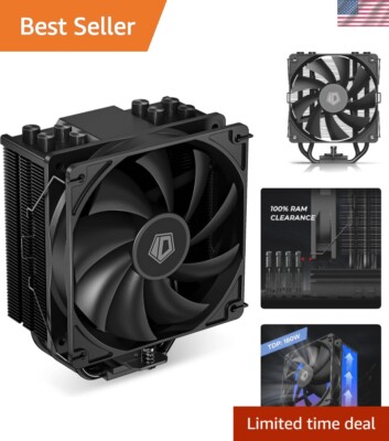 High-Performance SE-214-XT CPU Cooler with 120mm PWM Fan & RAM Compatibility