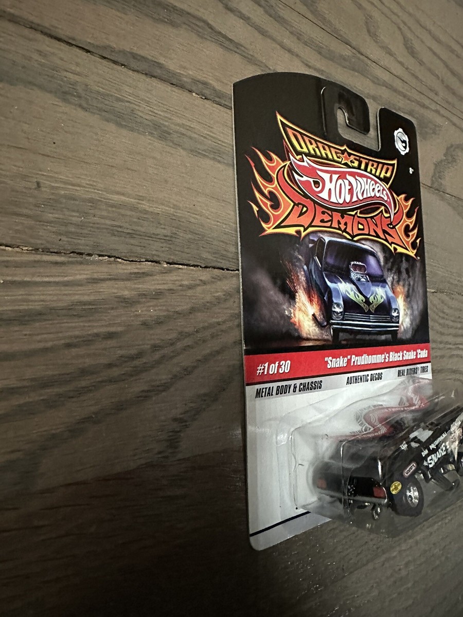 2008 Hot Wheels Drag Strip Demons “SNAKE”Prudhomne's Black Snake
