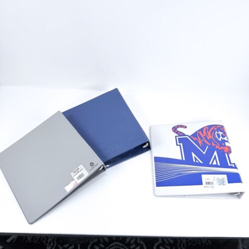 3 Vintage University of Memphis Tigers 3-Ring College School Binders Lot School - Picture 6 of 12