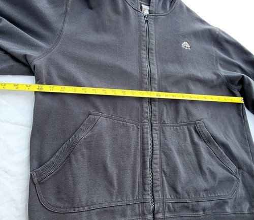 Nike ACG Sweatshirt Hoodie Men's XXL Black Fading Outdoors Activewear Workwear - Picture 13 of 15