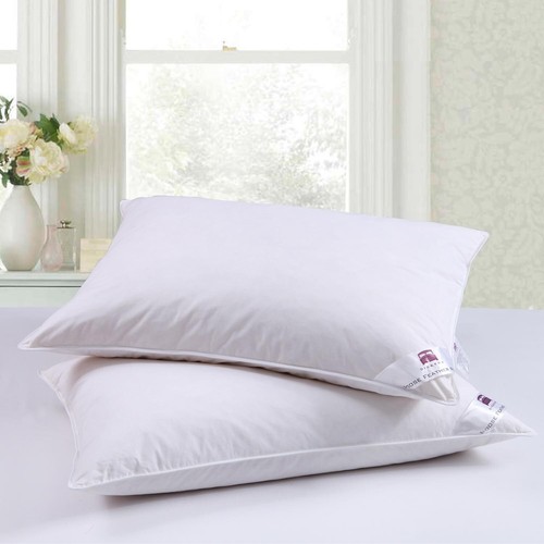 GOOSE FEATHER & DOWN PILLOW PAIR eBay