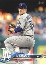 2018 Topps #658 Tom Koehler Los Angeles Dodgers