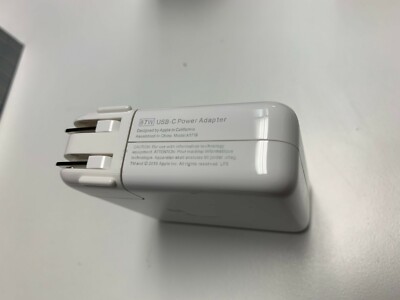 Gebraucht Original Apple 87W Usb-C Lade Adapter Mcbook pro Modell A1719