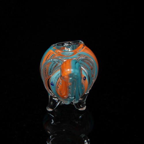 3 inch Handmade Cute Colorful Mini Elephant Smoking Bowl Glass Pipe - USA Seller - Picture 97 of 125