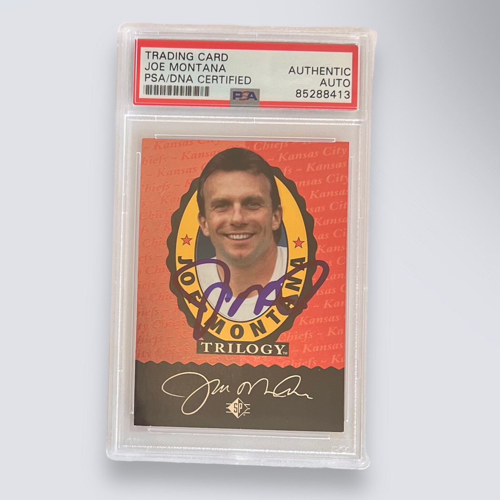 JOE MONTANA CARD PSA DNA Autograph Auto HOF