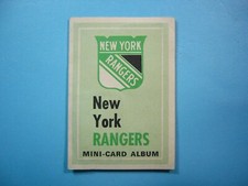 1969/70 O-PEE-CHEE 4-IN-1 MINI STAMP FULL ALBUM NEW YORK RANGERS ROD SEILING OPC