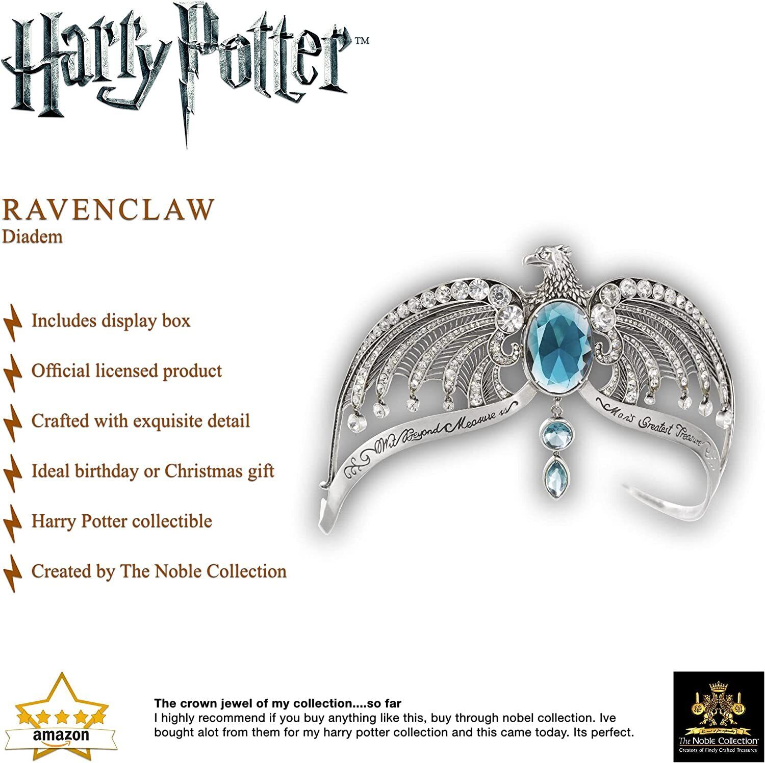 Harry Potter Rowena Ravenclaw Diadem Prop Replica