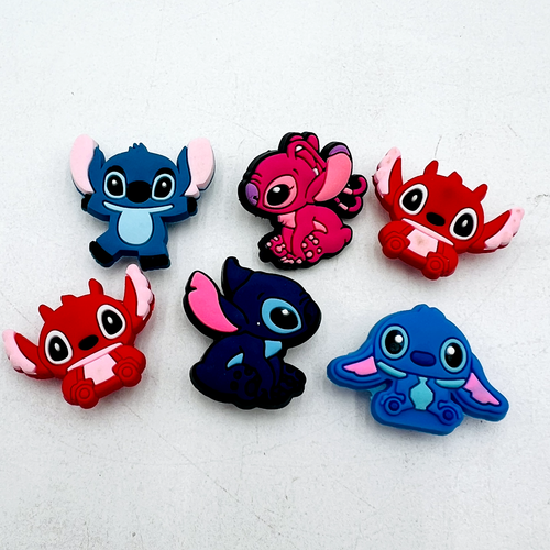 Lilo & Stitch Croc Shoe Charms Jibbitz 6pc Set