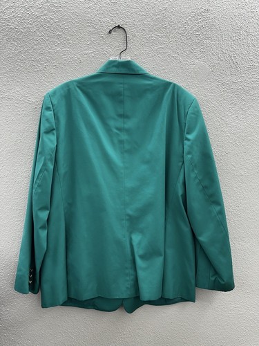 Markenloser Damen Blazer Größe unbekannt grün zwei Knöpfe - Bild 6 von 10