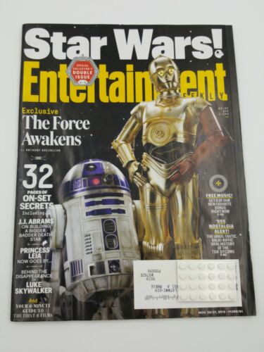 Unterhaltung wöchentlich August 2015 Star Wars Cover Mädchen helle Seite oder dunkle Seite Anzeige