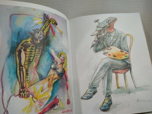 Rare 1ère édition Livre d'art mexicain-russe VGLAZ Fundacion dessins magnolia peinture - Photo 11 sur 12