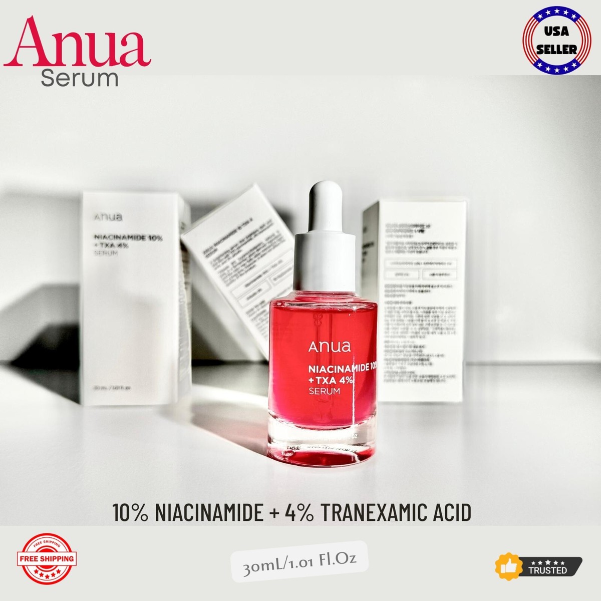 Anua Niacinamide 10% TXA 4% Serum | Peach 70% Niacin Serum - For