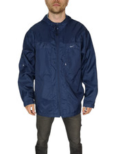 Y2K Nike Shell Jacket Size Medium In Navy Blue  Men's Hooded Lightweight