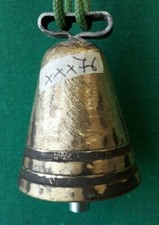 VECCHIA CAMPANA CAMPANELLA CAMPANACCIO DA PASCOLO BRONZINO BRONZO OTTONE. XXX76