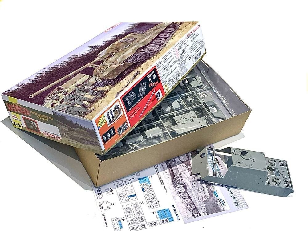 DRAGON製 1/35 Sd.Kfz.186 JAGTIGER for Dragon FOR Henschel Sd.Kfz.186 Jagdtiger German Army
