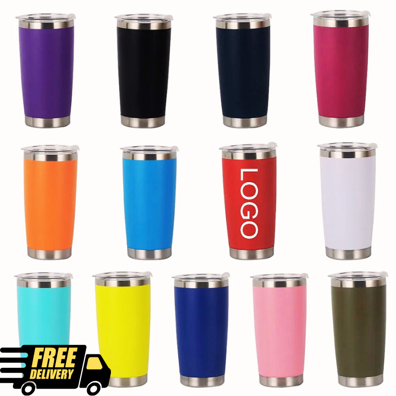 Tumbler 20oz w/ MagSlider Lid Stainless Steel Vacuum Coffee Cup Mug Rambler YETI