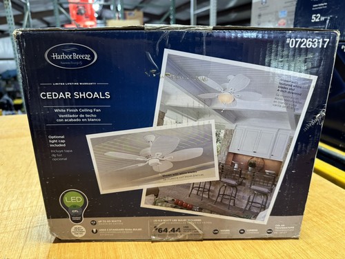 Harbor Breeze 44" Indoor/Outdoor Ceiling Fan Cedar Shoals NEW!!! SHIPS FREE!!! - Picture 3 of 4