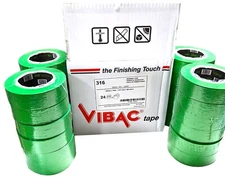 Vibac 1-1/2 inch Premium Automotive Masking Green Tape 316-0004 (36mm X 55m)