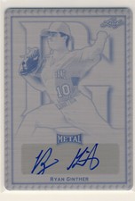 RYAN GINTHER 2020 Leaf Perfect Game PG AAC PLATE AUTO /1 VANDY 1/1